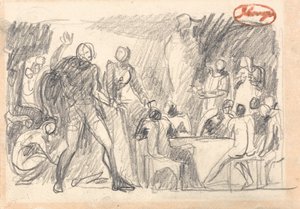 MacBeth: Escena del banquete de George Romney