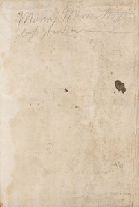 Notas del manuscrito de George Romney