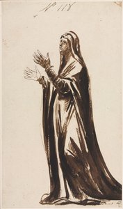 Mater Dolorosa Madre de Luto de George Romney