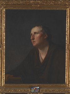 Retrato del reverendo Richard Stables (óleo sobre lienzo) de George Romney