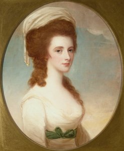 Retrato de la señorita Mariah Copley de George Romney