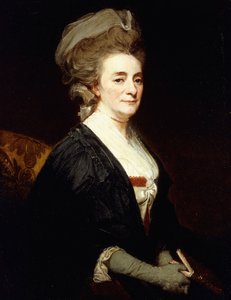 Retrato de una dama, se dice que es la Sra. de George Romney