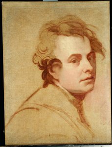 Retrato del artista, busto de George Romney