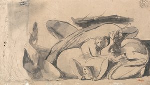 Escena de la prisión de George Romney