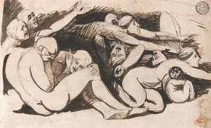 Escena en la cárcel de George Romney