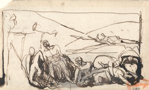 Escena en la cárcel de George Romney