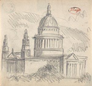 Catedral de San Pablo, Londres de George Romney