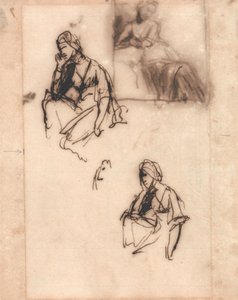 Mujer sentada de George Romney