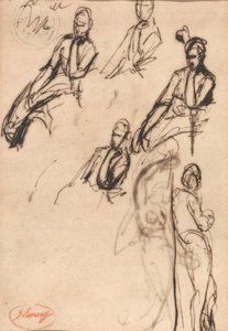 Figuras sentadas y de pie