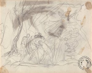 Boceto para Canidia y la Juventud de George Romney