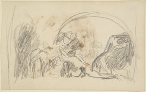 Boceto para la visita de Howard a las cárceles de George Romney