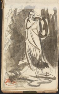 Figura femenina de pie de George Romney