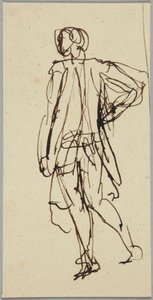 Figura masculina de pie de George Romney