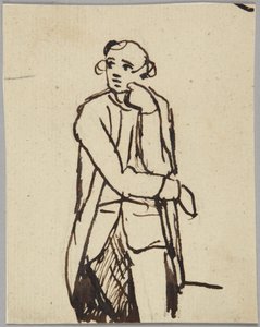 Figura masculina de pie de George Romney