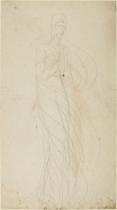 Figura femenina de pie de George Romney