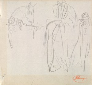 Estudios sobre caballos de George Romney