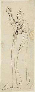 Estudio para «Mater Dolorosa» de George Romney