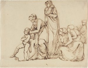 La venda en los ojos de Cupido de George Romney