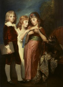 Los Niños Hartley, 1781-83 de George Romney