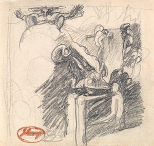 La tentación de Cristo de George Romney