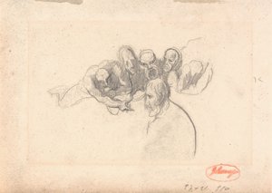 La tentación de Cristo de George Romney