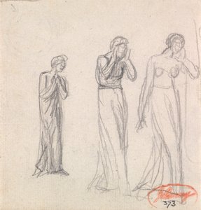 Tres mujeres lamentándose de George Romney
