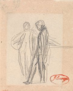 Dos figuras de pie de George Romney