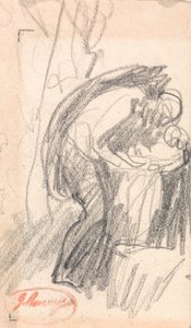 Sujeto no identificado: Un hombre con un niño de George Romney