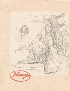 Mujer joven, posiblemente huyendo de George Romney