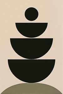 Ritual del equilibrio, 2024 (acrílico sobre lienzo) de George Rosaly