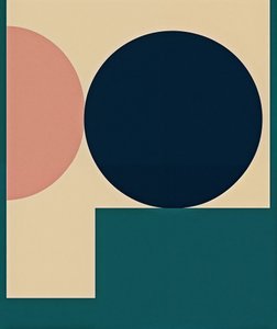 Fragmented Harmony, 2025 (acrílico sobre lienzo)