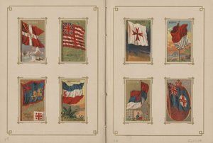 Banderas de todas las naciones y de los estados y territorios de los Estados Unidos de América - Páginas 19 y 20, 1887