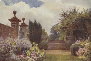 Penshurst, los escalones de la terraza de George Samuel Elgood