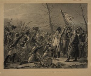 Napoleón regresando de la isla de Elba el 7 de marzo de 1815 de George Sanders