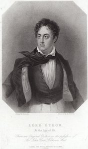 Retrato de Lord Byron de George Sanders