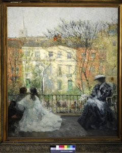 Estado de ánimo primaveral, c.1908 de George Sauter