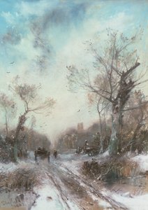 Paisaje de Invierno de George Sheffield