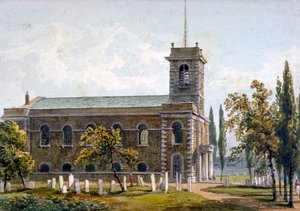 Iglesia de San Mateo, Bethnal Green, Londres, 1817 de George Shepherd