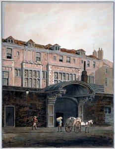 Puerta de Winchester Place, Londres, 1820 de George Shepherd