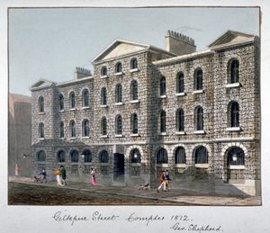 Giltspur Street Compter, Ciudad de Londres, 1812 de George Shepherd