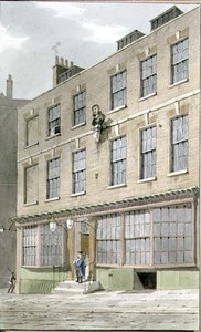 Cafetería Griega, Devereaux Court, 1809 de George Shepherd