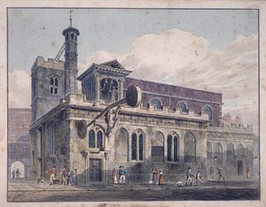 San Dunstan en el Oeste, Londres de George Shepherd
