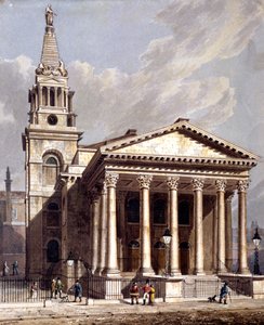 San Jorge, Bloomsbury, Holborn, Londres de George Shepherd