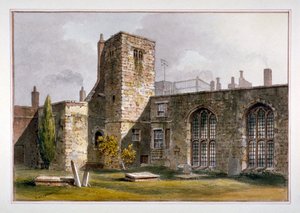 Vista de la capilla de Savoy, Palacio de Savoy, Westminster, 1819 de George Shepherd