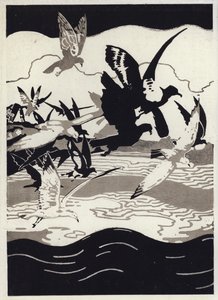 Ilustración para Cuentos Maravillosos Canadienses de George Sheringham