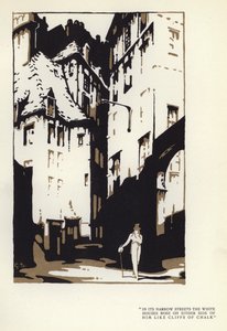 Ilustración para El Hipócrita Feliz de Max Beerbohm de George Sheringham