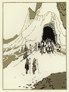 La gente salió a buscar a los gigantes, pronto llegaron a su cueva de George Sheringham