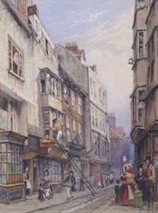 Bell Yard cerca de Chancery Lane, Londres, 1835 de George Sidney Shepherd