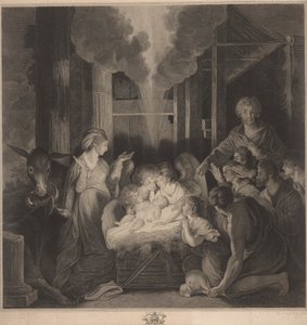 La ofrenda del pastor: Ventana oeste de la capilla, New College Oxford de George Siegmund Facius