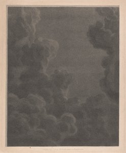 Ventana oeste de la capilla del New College de Oxford, nubes, parte del belén de George Siegmund Facius
